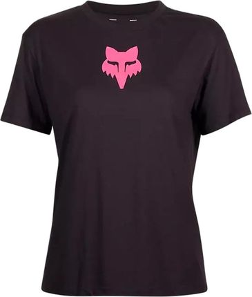 Koszulka Damska Fox Head Basic Czarny-Różowy