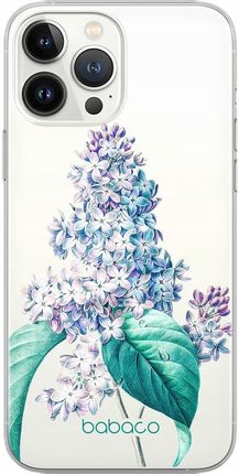 Etui do Huawei P30 Lite Kwiaty 024 Babaco Nadruk częściowy Przeźroczysty