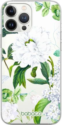 Etui do Huawei P30 Lite Kwiaty 031 Babaco Nadruk częściowy Przeźroczysty