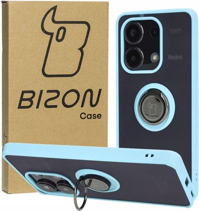Bizon Etui Case Hybrid Ring Do Xiaomi Redmi Note 13 4G, Błękitne