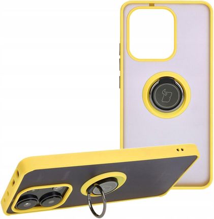 Bizon Etui Case Hybrid Ring Do Xiaomi Redmi Note 13 4G, Żółte