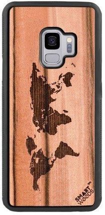 Smartwoods Case Wooden World Map Huawei Mate 20 Lite