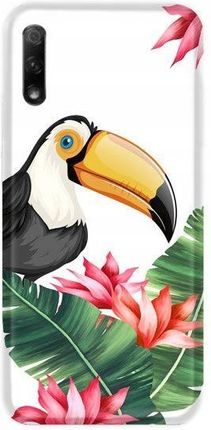 CASEGADGET CASE OVERPRINT TOUCAN AND LEAVES HUAWEI HONOR 9X