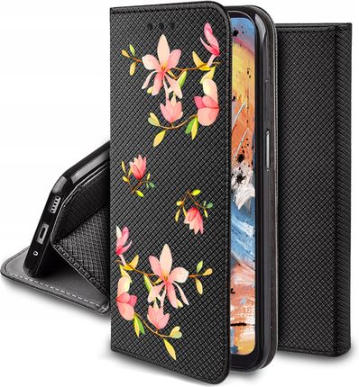 Etui do Xiaomi Redmi Note 13 Pro 4G Magnet Case Portfel Szkło 9H