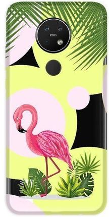 Casegadget Case Overprint Flamingo And Flowers Nokia 7.2