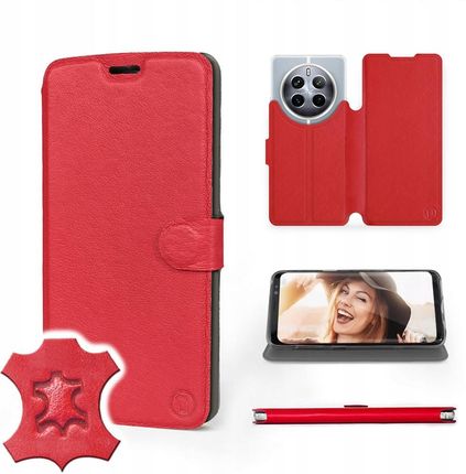 Etui Mobiwear do Realme 12 5G Red Leather