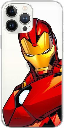 Etui do Huawei P20 Lite Iron Man 005 Marvel Nadruk częściowy Przeźroczysty