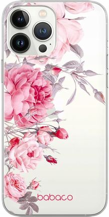 Etui do Huawei P20 Kwiaty 059 Babaco Nadruk częściowy Przeźroczysty