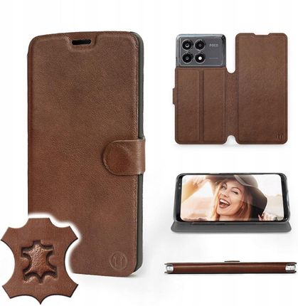 Etui Mobiwear do Xiaomi Poco X6 Pro Brown Leathe