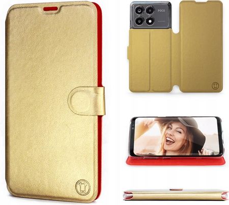 Etui Mobiwear do Xiaomi Poco X6 Pro Gold Orange