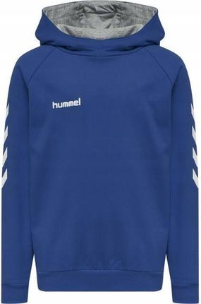 Hummel Niebieska Bluza Z Kapturem Logo Wci HMP__176