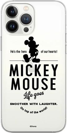 Etui do Huawei P20 Lite Mickey 014 Disney Nadruk częściowy Przeźroczysty