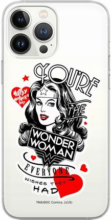 Etui do Huawei P20 Lite Wonder Woman 014 DC Nadruk częściowy Przeźroczysty