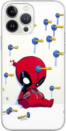 Etui do Apple Iphone Xs Max Deadpool 005 Marvel Nadruk częściowy Przeźroczy
