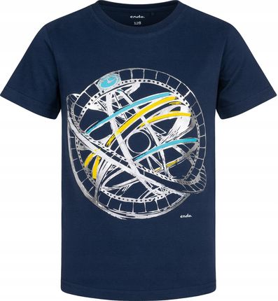 T-shirt Koszulka chłopięca dziecięca 122 kosmos Satelita Bawełna Endo