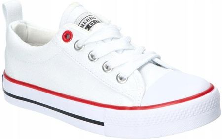 American Club LH25 Oryginalne Trampki, Tenisówki Dziecięce Białe 35
