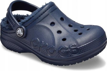 Dziecięce Ocieplane Buty Klapki Chodaki Crocs Baya Lined 205977 Clog 30-31