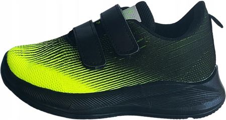 Adidaski sportowe z siatki oddychające żółte czarne neonowe lekkie 25