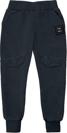 Spodnie jogger z przeszyciami dekatyzowane Dark Jeans