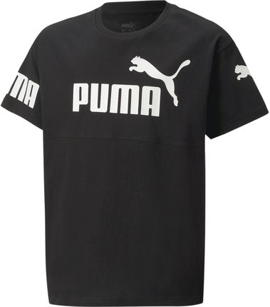 Koszulka chłopięca Puma POWER czarna 67322601