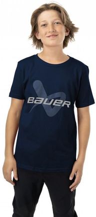 Koszulka Bauer Core Lockup Dziecięce (rozmiar m, kolor granatowy) / Wysyłka 24h / Dostawa od 0zł /