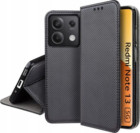 Etui do Xiaomi Redmi Note 13 5G Smart Magnet Case Portfel Szkło 9H