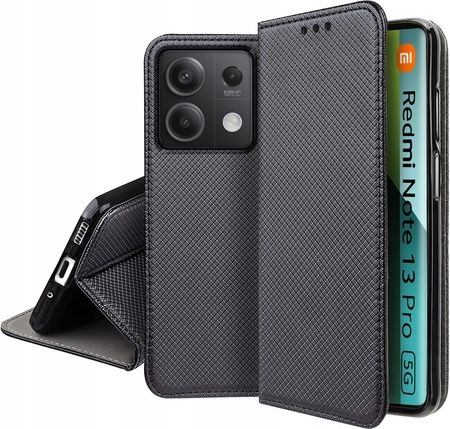 Etui do Xiaomi Redmi Note 13 Pro 5G Smart Magnet Case Portfel Szkło 9H