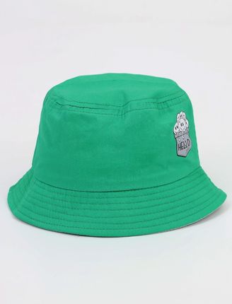 Czapka letnia kapelusz chłopięcy HELLO zielony