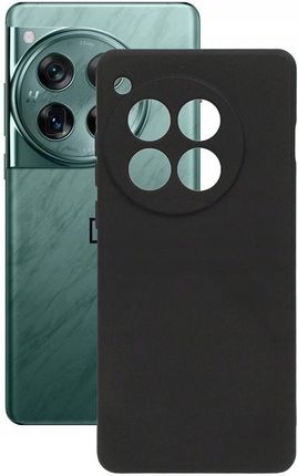 Etui Obudowa Pokrowiec Case Guma do OnePlus 12 5G Silicon Case czarne Matt