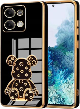 Etui Glamour Do Xiaomi Redmi Note 13 13 4G Miś Uchwyt Silikon Szkło