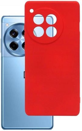 Etui do OnePlus 12R 5G I Ace 3 5G Pokrowiec Silicon Case czerwone Matt