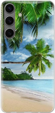 Etui do Samsung Galaxy S24 Plus Plaża Palmy Piasek Morze