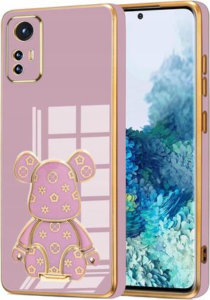 Etui Glamour Do Xiaomi Redmi Note 12S Miś Bear Uchwyt Silikon Case Szkło