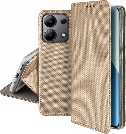 Etui do Xiaomi Redmi Note 13 13 4G Smart Magnet Case Portfel Szkło 9H