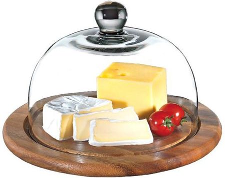 Zassenhaus deska do sera ze szklaną pokrywą akacja 25cm zS-055863
