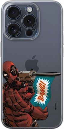Etui do Oppo Reno 10 5G Deadpool 036 Marvel Nadruk Częściowy Przeźroczysty