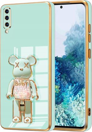 Etui Glamour Do Huawei P Smart Pro Bear Uchwyt Miś Silikon Case 6D Szkło