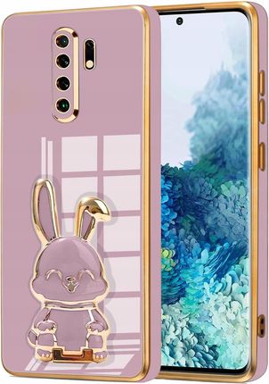 Etui Glamour Do Xiaomi Redmi 9 Królik Uchwyt Podstawka Silikon Case Szkło