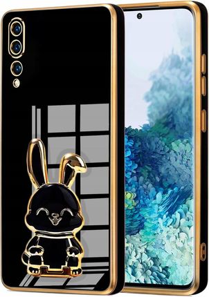 Etui Glamour 6D Do Huawei P20 Pro Królik Uchwyt Podstawka Silikon Szkło