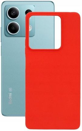 Etui Obudowa Pokrowiec do Xiaomi Redmi Note 13 5G Jelly Case czerwone Matt