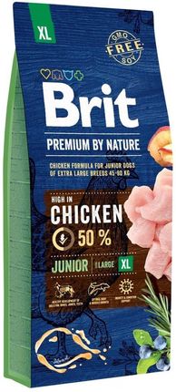 Brit Premium By Nature Junior Xl Sucha Karma Dla Psa 15Kg