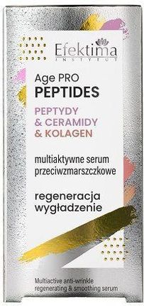 Efektima Age Pro Peptides Multiaktywne Serum Przeciwzmarszczkowe Regeneracja Wygładzenie 50ml