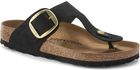 Japonki Birkenstock Gizeh Big Buckle black szerokie 1024019