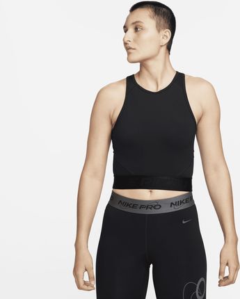 Krótka koszulka damska Nike Pro Dri-FIT - Czerń