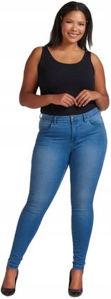 Jasne Klasyczne Jeansy Spodnie Zizzi Plus Size N82 305L 44