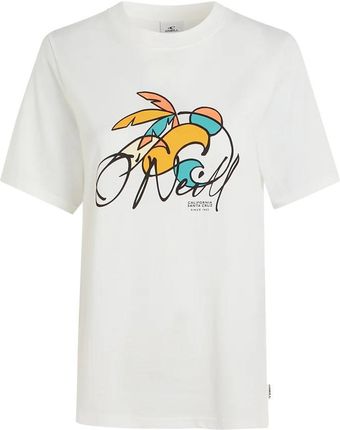 Damska Koszulka z krótkim rękawem O'Neill Luano Graphic T-Shirt 1850152-11010 – Biały
