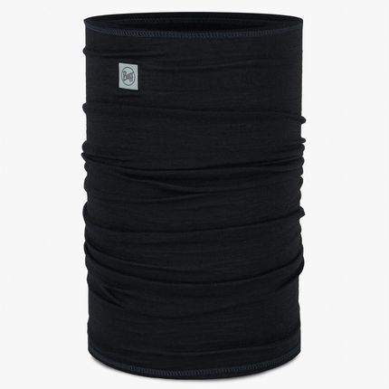 Buff Merino Lightweight Neckwear Solid Black Uni Chusta Na Szyję