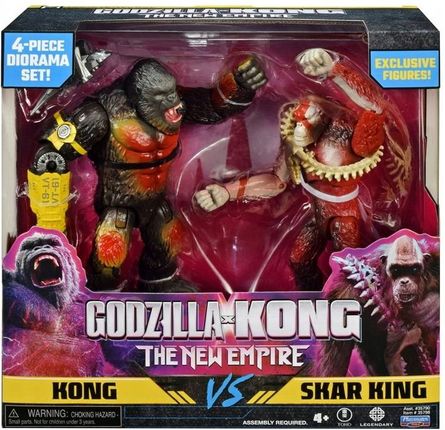 Playmates Toys The New Empire Godzilla X Kong Zestaw Vs Skar King