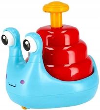 Zdjęcie Leantoys Ślimak Na Kółkach Jeżdżący Niebiesko-Czerwony - - Kraków
