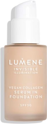 Lumene Invisible Illumination Spf30 Vegan Collagen Serum In Foundation 30Ml Odcień 1.5